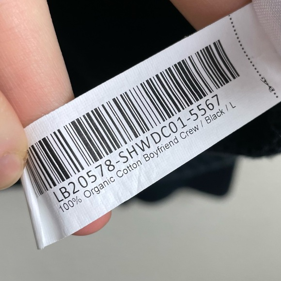 Quince Women's Large 100% Organic Cotton Boyfriend Crew Neck Sweater Black Knit - Picture 10 of 16